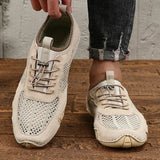 Xajzpa New Men's Mesh Running Shoes Brand Lightweight and Breathable Sports Shoes High-quality Gym Training Jogging Walking Shoes