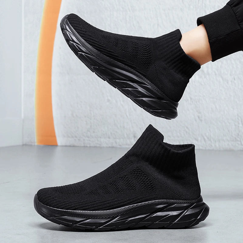 Xajzpa Shoes For Women Designer Sock Shoes Men Tenis Socks Sneakers Non-slip Thick Soled Zapatillas Breathable Female Light Luxury Shoe