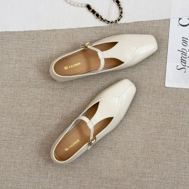 Xajzpa New Autumn Women's Flats Ballet Shoes Brand Designer Women Casual Loafers Fashion Mary Janes Shoes Round Toe Ballerina Female