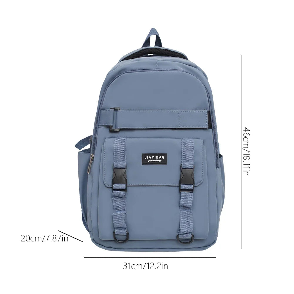 Xajzpa BACK TO SCHOOL Japanese Girls Aesthetic Backpack Cute School Bags For Student Teens Girls Pockets Kawaii Women Laptop Backpack Harajuku Mochila