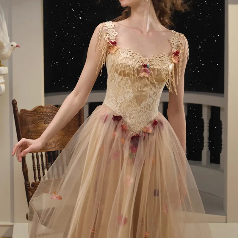 Xajzpa Fashion Printing Casual Dress Women's Sleeveless Fish Bone Slim Fluffy Dresses 2025 Summer New Tide