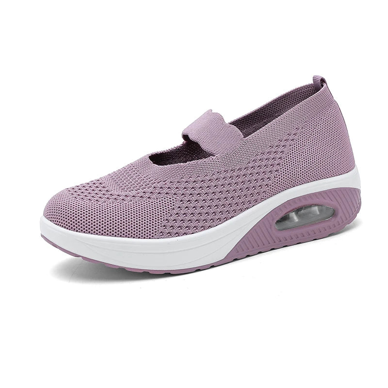 Xajzpa Summer New Comfort Casual Women's Shoes Fashion Soft Sole Breathable Hollow Out Flat Shoes for Women Zapatos De Mujer