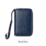 Xajzpa RFID Retro Business Passport Clip Fashionable Multi Functional PU Leather Travel Accessories Passport Clip Wallet for Men and Women