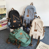 Xajzpa BACK TO SCHOOL Large Fashion Men Backpack Waterproof Nylon Rucksack for Teenager Schoolbag Kawaii Women Bag Cool Lovers Travel Shoulder Mochila