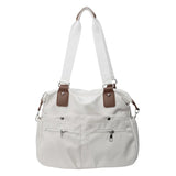 Xajzpa Multi functional Fashion Handbag Minimalist Texture Casual One Shoulder Travel Bag Sports Fitness Storage Crossbody Bag