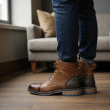 Xajzpa Size 8-13 Retro Men Boots 2025 Fashion Comfortable Spring Leather Boots