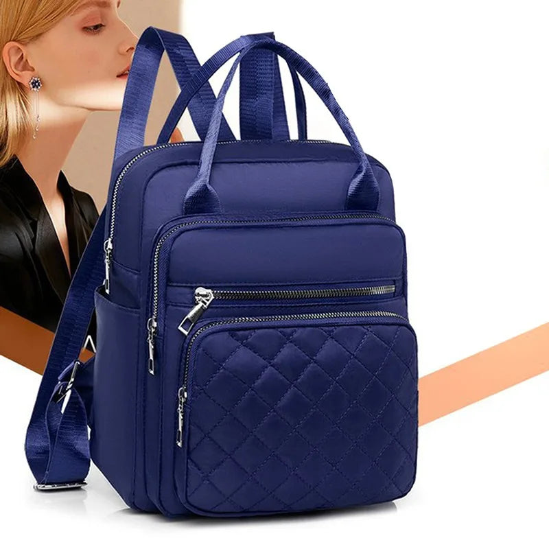 Xajzpa Large Capacity Fashion Casual Portable Backpack Daily Versatile Ladies Backpack
