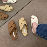 Xajzpa Shoes Slippers Flat Summer Clogs Woman Luxury Slides Beach Rubber Designer Soft Silver Casual Leisure Women's Shoes Silver Rubbe