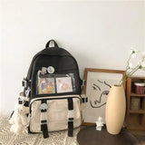 Xajzpa Kawaii Women Backpack Waterproof School Bag For Teenager Girl Student Bookbag Laptop Rucksack Cute Female Travel Bagpack Mochila