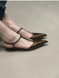 Xajzpa Brand Shoes for Women Sexy Pointed Toe Women's Sandals Comfortable Low Heel Trendy Sandal Simple Versatile Large Size Pumps