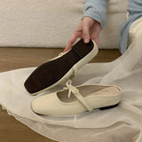 Xajzpa Women Casual Flats Comfortable Soft Boat Shoes Loafers Ballerina Shallow Round Toe Ballet Flat Shoes Women Slip On Side