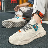 Xajzpa Men's Fashion Trend New Korean Casual Shoes Breathable Sports Travel Shoes Spring and Autumn Plus Size Walking and Running