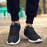 Xajzpa Men's Black Walking Shoes Are Lightweight, Breathable, Non Slip, Casual Hiking Sports Shoes for Women's Tennis Sizes 36-48