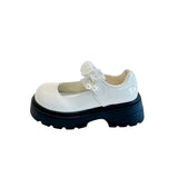 Xajzpa Shoes On Heels Female Footwear Shallow Mouth Clogs Platform Round Toe All-Match Casual Sneaker Fashion Women's Oxfords Dres