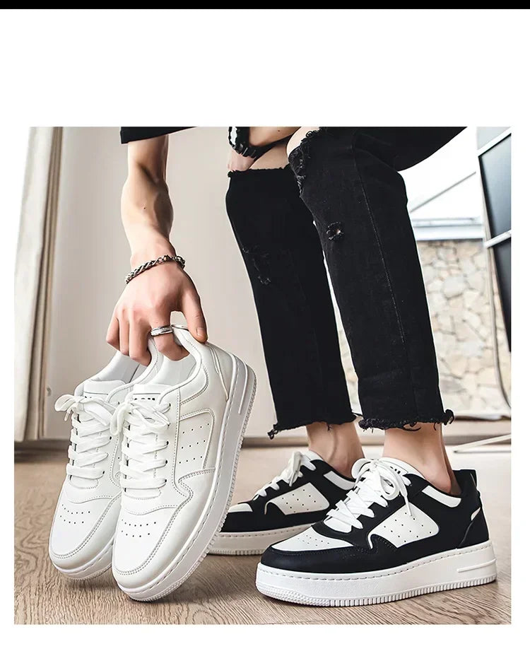 Xajzpa Summer New Men's Sports Shoes Trendy Brand Campus Sneakers Lightweight Breathable Casual Walking Shoes for Men