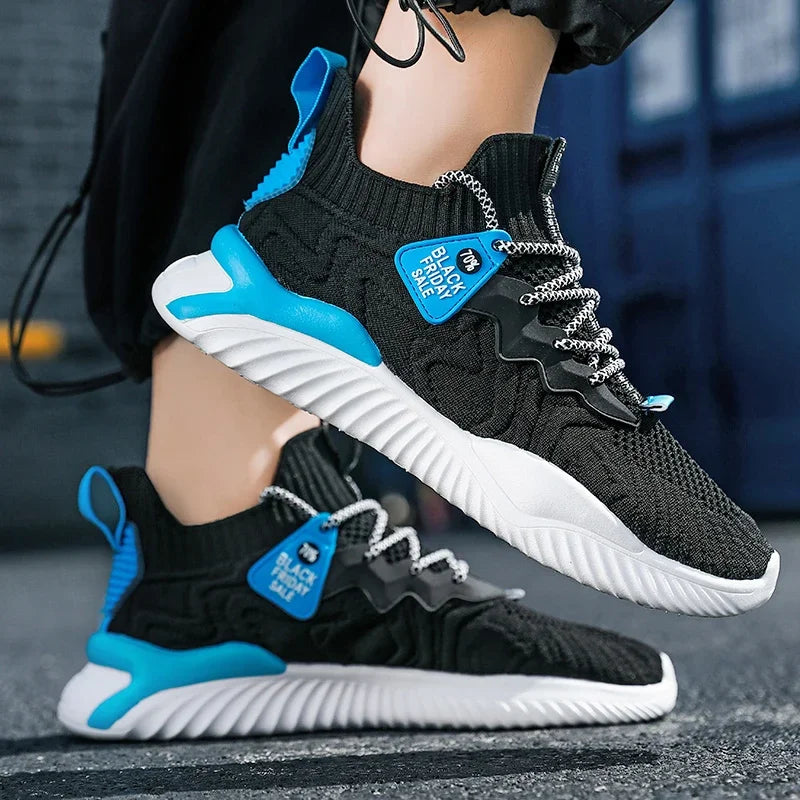 Xajzpa Men's Fashion Trend New Korean Casual Shoes Breathable Sports Travel Shoes Spring and Autumn Plus Size Walking and Running