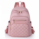 Xajzpa Lingge Rivet Nylon Fabric Design Large Capacity Three Layer Women's Backpack Senior Designer Brand Fashion Youth School Bag