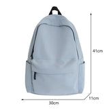 Xajzpa Black Grey White Red Versatile Backpack High Quality Large Capacity Waterproof Travel Bag Washable Nylon Computer Bag Unisex