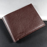 Xajzpa Men's Wallet Genuine Leather Men Wallets Premium Product Real Cowhide Wallets for Man Short Black Walet Portefeuille Homme