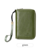 Xajzpa RFID Retro Business Passport Clip Fashionable Multi Functional PU Leather Travel Accessories Passport Clip Wallet for Men and Women