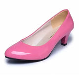 Xajzpa Women Pumps Nude Shallow Mouth Women Shoes New Fashion Office Work Wedding Party Shoes Ladies Low Heel Shoes Summer Heels Woeman