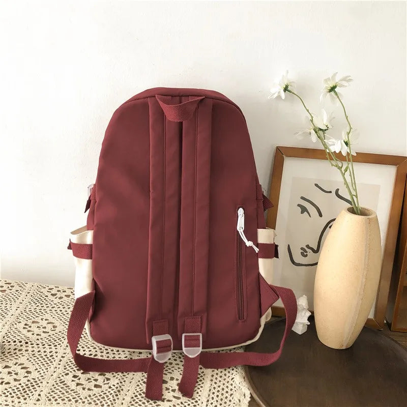 Xajzpa Kawaii Women Backpack Waterproof School Bag For Teenager Girl Student Bookbag Laptop Rucksack Cute Female Travel Bagpack Mochila