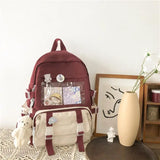 Xajzpa Kawaii Women Backpack Waterproof School Bag For Teenager Girl Student Bookbag Laptop Rucksack Cute Female Travel Bagpack Mochila