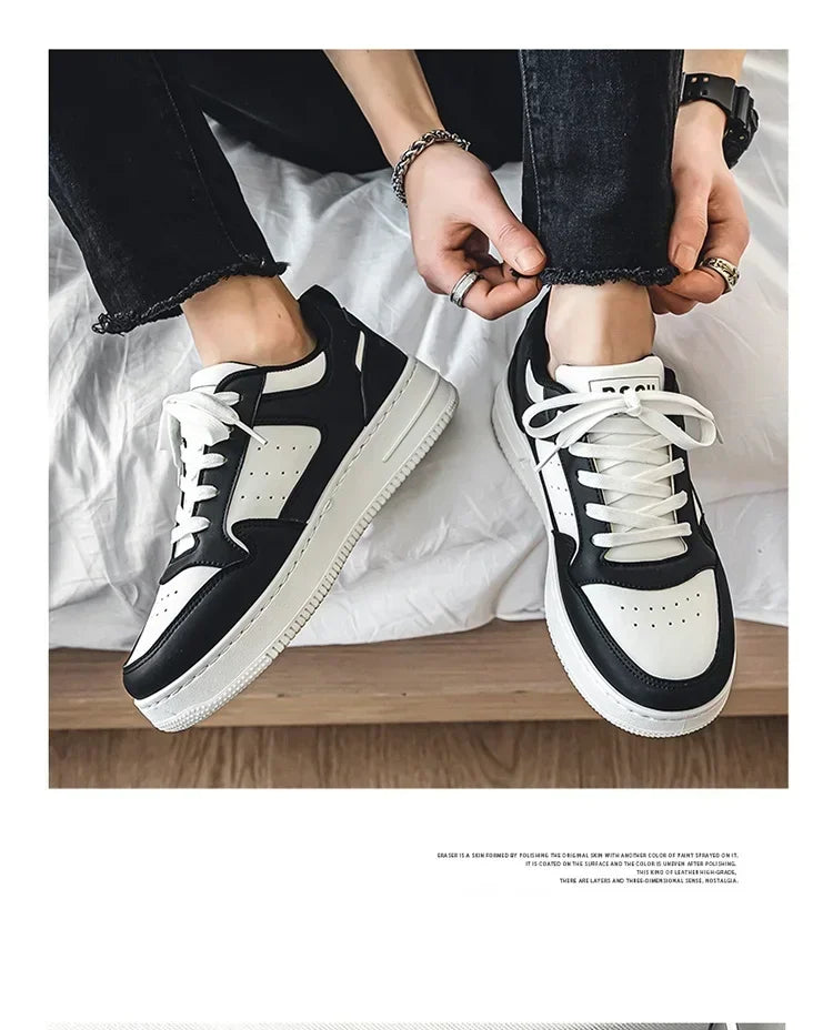 Xajzpa Summer New Men's Sports Shoes Trendy Brand Campus Sneakers Lightweight Breathable Casual Walking Shoes for Men