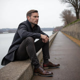 Xajzpa Retro Men Derby Shoes Men Casual shoes Fashion Men Leather Shoes