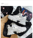 Xajzpa Men's Vulcanized Shoes Luxury Sneakers Harajuku Chunky Sneakers Autumn Running Footwear Male High Fashion Zapatos Hombre