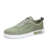 Xajzpa Mens Leather Shoes Fashion Sneakers for Driving Walking Office, Comfortable Men Slip on Skate Flats Non Slip Youth Shoe 2025