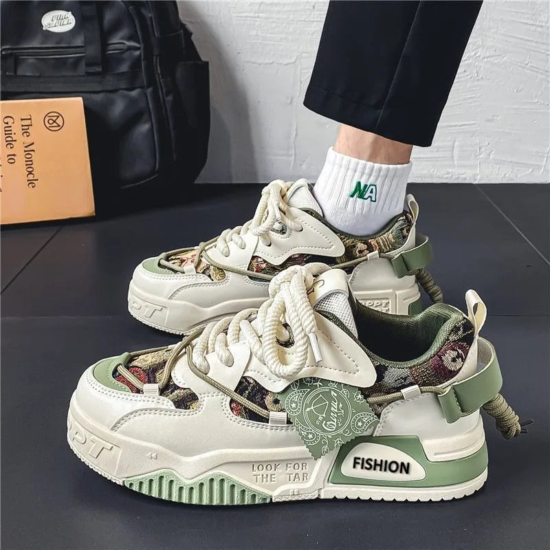 Xajzpa Men's Shoes Fashion Mens Sneakers 2025 Summer New Brand Design Comfortable Soft Soled Men Running Shoes Tenis Masculino