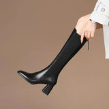 Xajzpa  Thigh High Boots Women Sexy Elastic Goth Knee Sock Boots New Autumn Winter Fashion Shoes for Women Elegant Luxury Long Boots