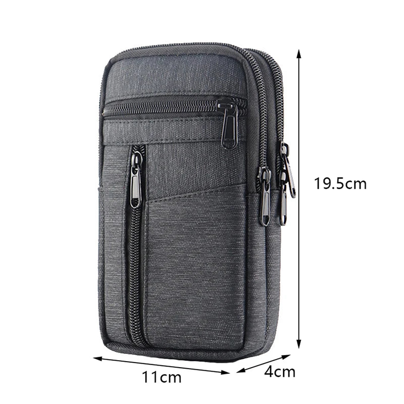 Xajzpa Waterproof Women Waist Bag Purse Double Layer Outdoor Tactical Waist Fanny Pack with Belt Men Phone Pouch Unisex Purses