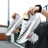 Xajzpa 2025 Fashion trend hollow breathable sports shoes comfortable wear-resistant couple running shoes lightweight sports shoes