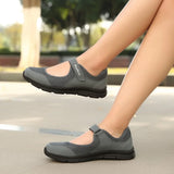 Xajzpa Classic Summer Women Casual Shoes Soft Portable Sneakers Walking Shoes Flat Soles for Women Breathable Slip on White Shoes