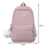 Xajzpa BACK TO SCHOOL Japanese Girls Aesthetic Backpack Cute School Bags For Student Teens Girls Pockets Kawaii Women Laptop Backpack Harajuku Mochila