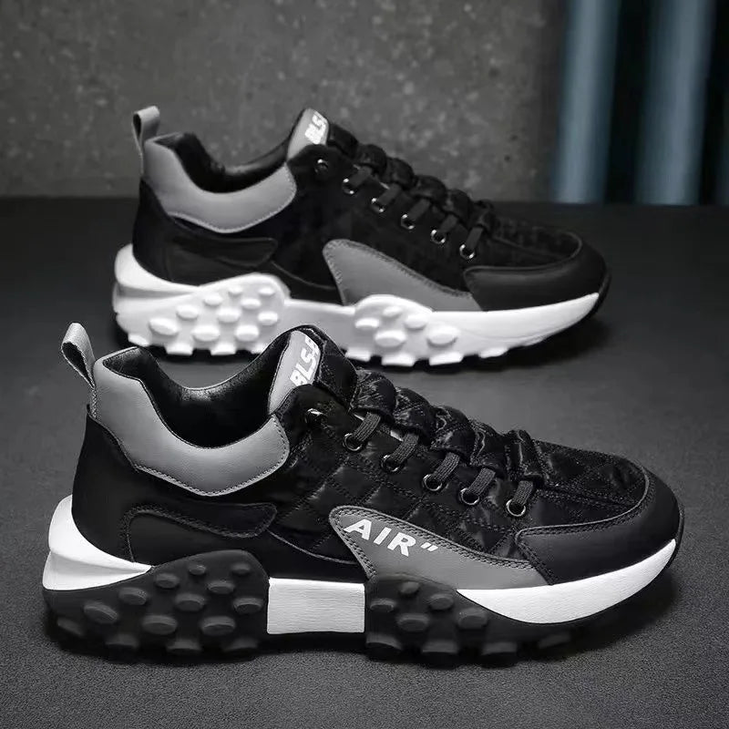 Xajzpa Men Shoes Platform Male Sneakers 2025 Summer New Vulcanized Shoes for Men Casual Running Shoes Large Hot Sapatos Masculinos