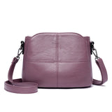Xajzpa Women's Bags Retro Design Crossbody Bag Trend Quality PU Leather Bucket Shoulder Bags Small Handbags for Women