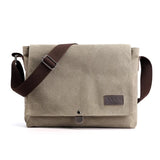Xajzpa New Men Canvas Crossbody Shoulder Messenger Bags Man New Fashion Cross Body Bag Casual Solid Multi Function Portable Male Bag