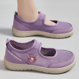 Xajzpa Women Shoes Breathable Vulcanized Shoes Fashion Comfortable Female Dance Work Shoes Breathable Mesh Casual Walking Shoes Ladies