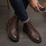 Xajzpa Size 8~13 Ankle Boots For Men Classical Men Boots Fashion Comfortable