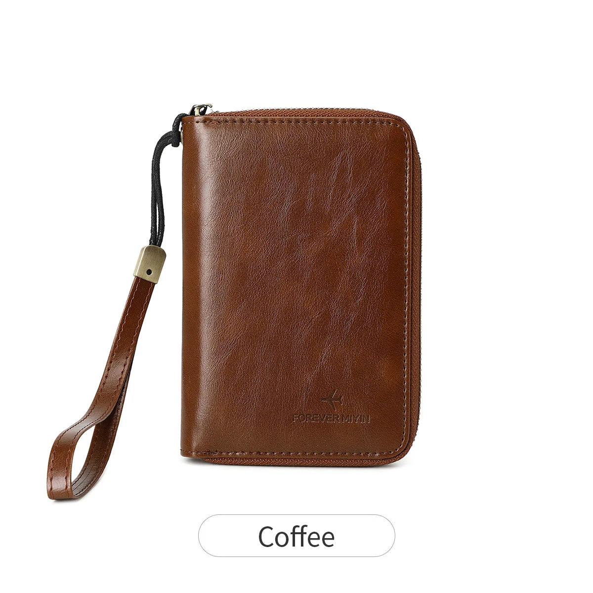 Xajzpa RFID Retro Business Passport Clip Fashionable Multi Functional PU Leather Travel Accessories Passport Clip Wallet for Men and Women
