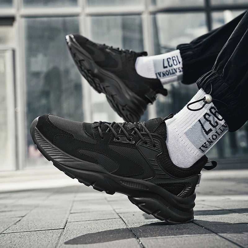 Xajzpa Lightweight Work Safety Shoes Men New Comfortable Breathable Protective Sneakers Outdoor Fashion Running Sport Casual Shoes