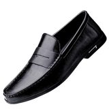 Xajzpa Genuine Leather Men Shoes Casual Men Loafers Breathable Office Formal Shoes Men Designer Slip on Driving Shoes Plus Size 38-46