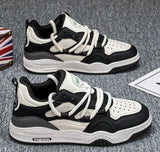 Xajzpa Board shoes height increasing niche high appearance low help student wear-resistant men's sports leisure versatile shoes