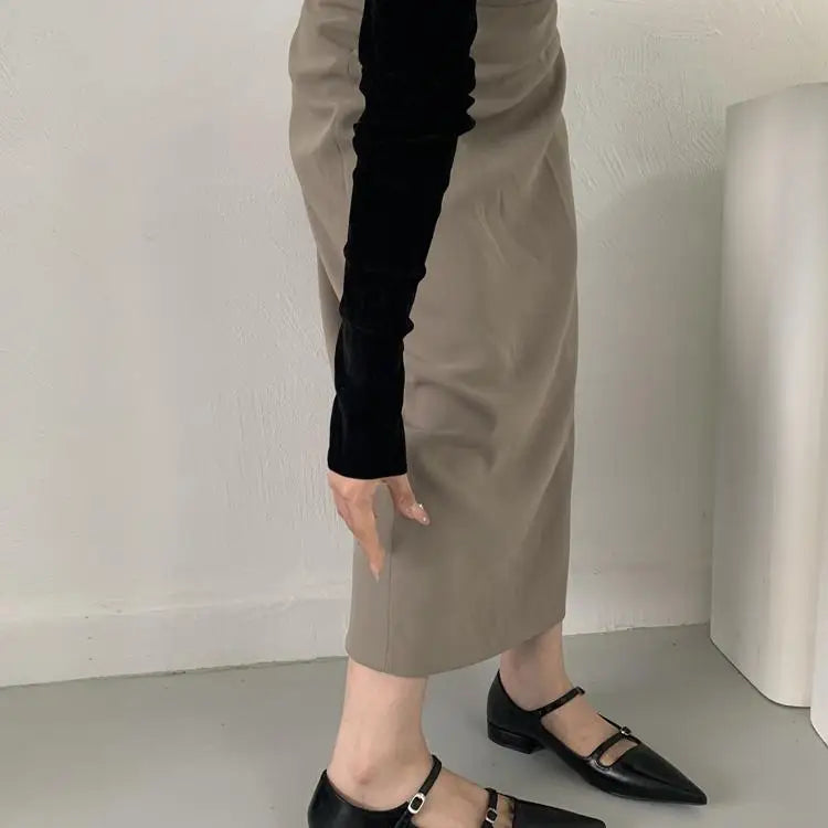 Xajzpa Boat Shoe Female Footwear Pointed Toe Autumn Black Flats Dress Summer New Fall Women Shoes Autumn Black Flats Pointed Toe Female