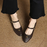 Xajzpa Korean Shoes Large Size Women Casual Female Sneakers Low Heels Shallow Mouth Flats Round Toe 2025 Big Size Summer Dress On Heels