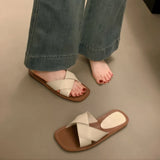 Xajzpa Shoes Slippers Flat Summer Clogs Woman Luxury Slides Beach Rubber Designer Soft Silver Casual Leisure Women's Shoes Silver Rubbe