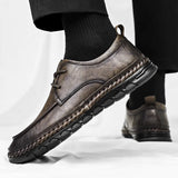 Xajzpa 2025 Brown Suede Derby Shoes Men's Thick Sole Lace-Up Casual Blue Suede Leather Dress Shoes Office High Quality Leather Shoes